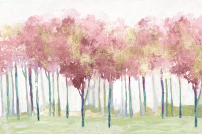 Soft Pastel Forest Art Print By Allison Pearce Icanvas