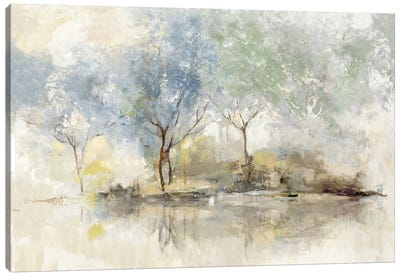 Pale Meadow Canvas Art Print - Tree Art