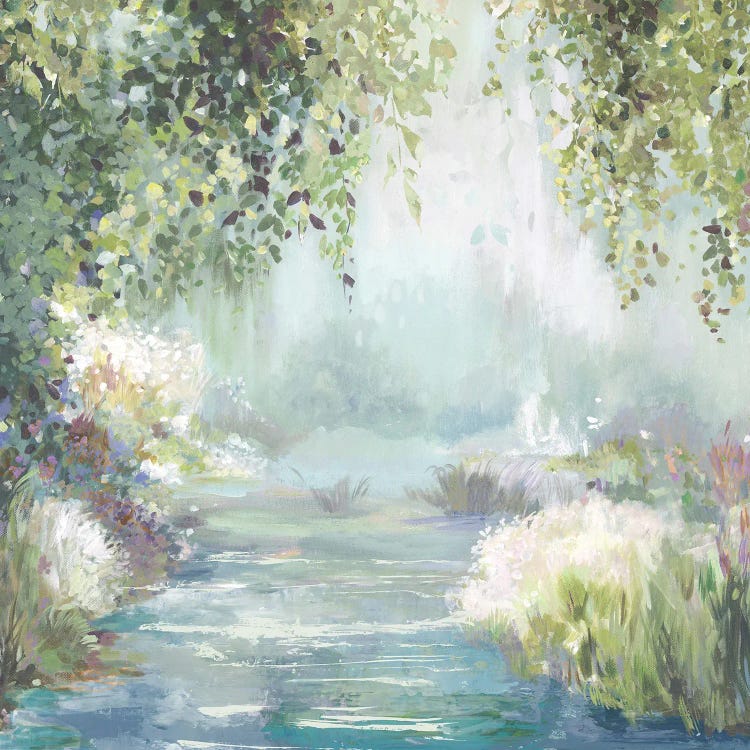 Sunny Forest Path by Allison Pearce wall art