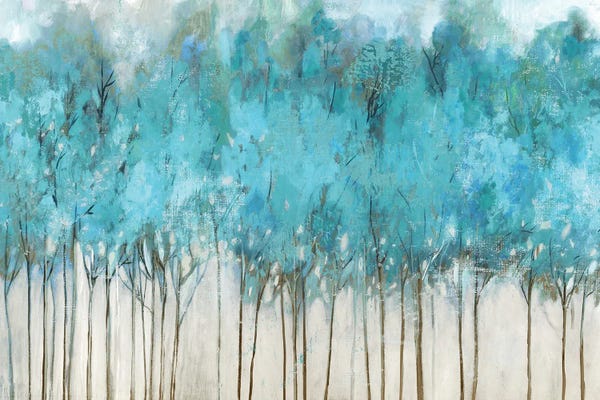 Floral & Botanical: Teal Whisper by Allison Pearce