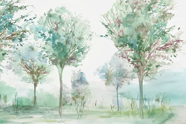 Modern Farmhouse Living Room: Delicate Landscape by Allison Pearce