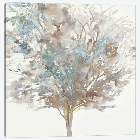 Tree Teal II Canvas Print #ALP436} by Allison Pearce Canvas Art