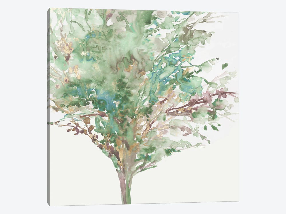 Tree Teal III by Allison Pearce 1-piece Canvas Print
