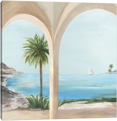 Arches With The View Canvas Art Print - Allison Pearce