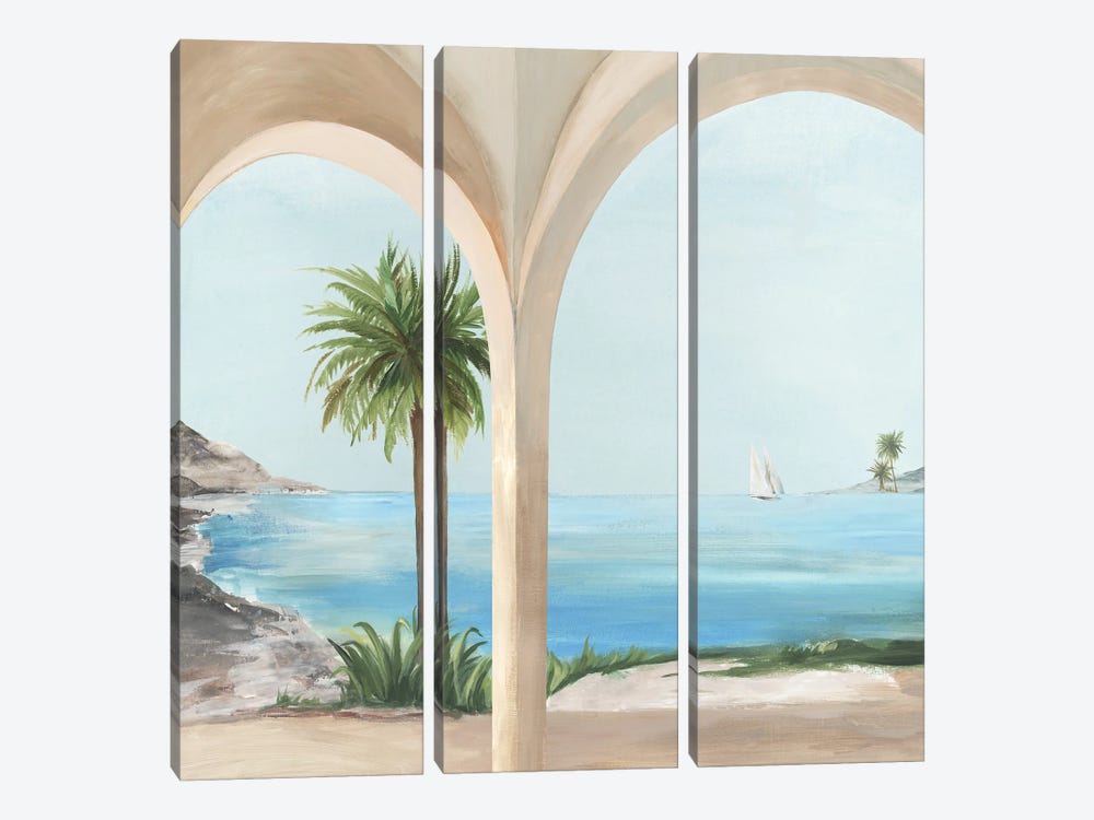 Arches With The View by Allison Pearce 3-piece Canvas Art