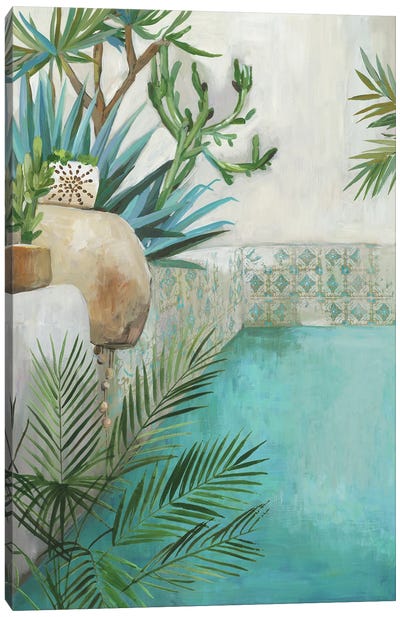 Desert Retreat I Canvas Art Print - Tropical Leaf Art