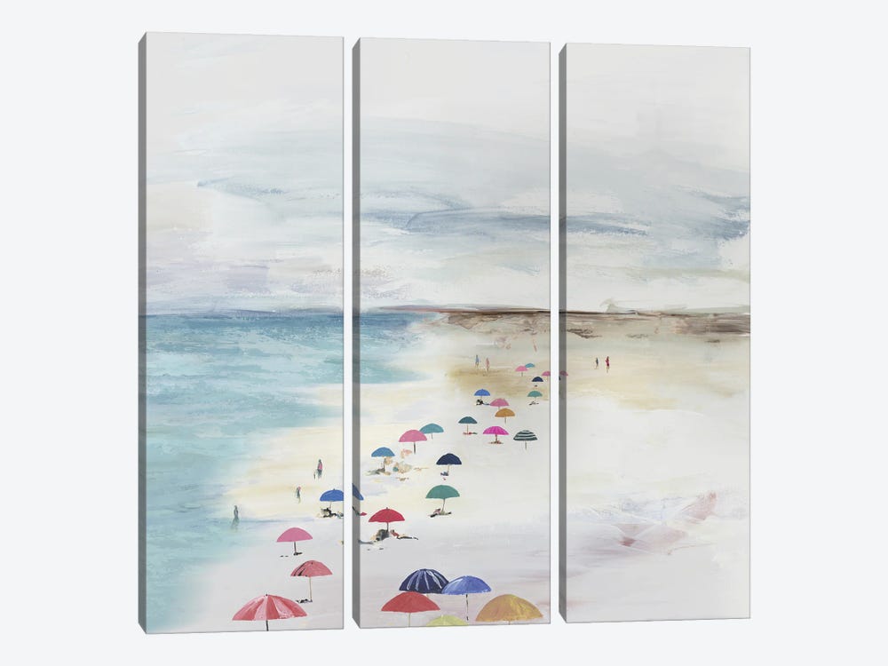 Summer Solitude I by Allison Pearce 3-piece Canvas Art