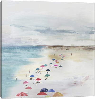 Summer Solitude I Canvas Art Print - Umbrella Art