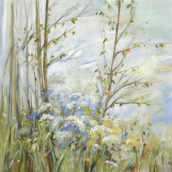 Dandelions: Sunny Breeze Landscape by Allison Pearce