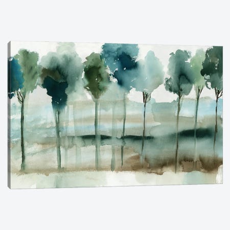 Blue Reflection Forest Canvas Print #ALP447} by Allison Pearce Canvas Print