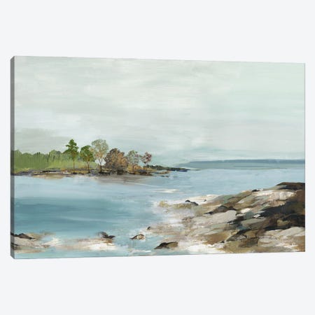 Rocky Beach Views Canvas Print #ALP453} by Allison Pearce Art Print