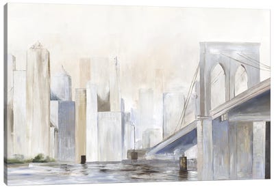 Bridge II Canvas Art Print - Brooklyn Bridge