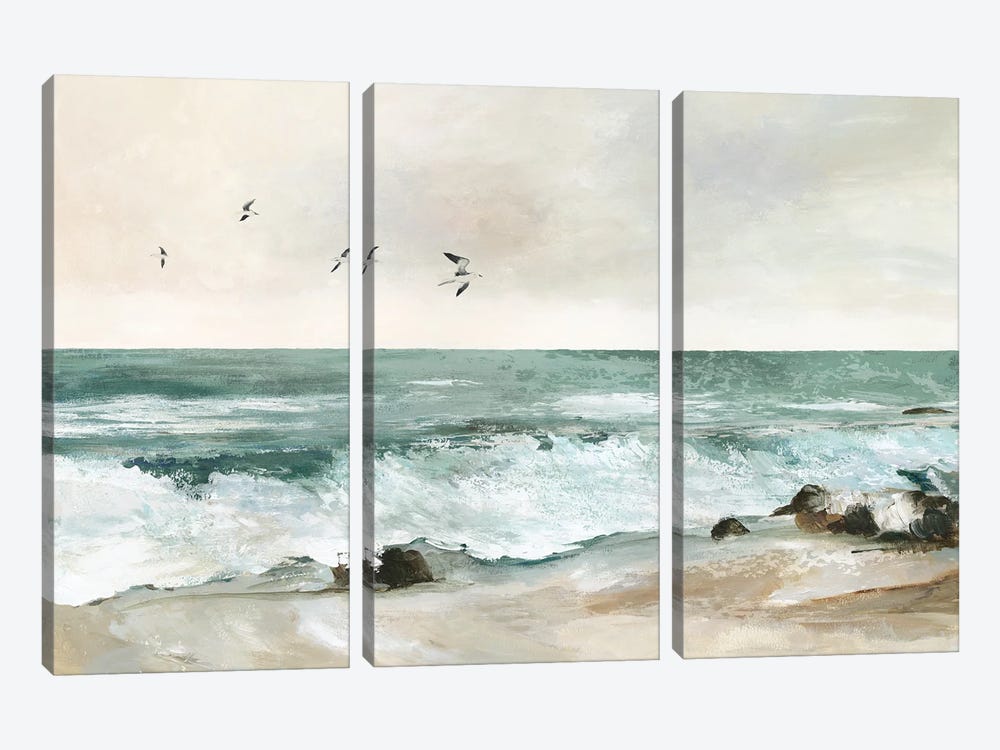 Graceful Sea by Allison Pearce 3-piece Art Print