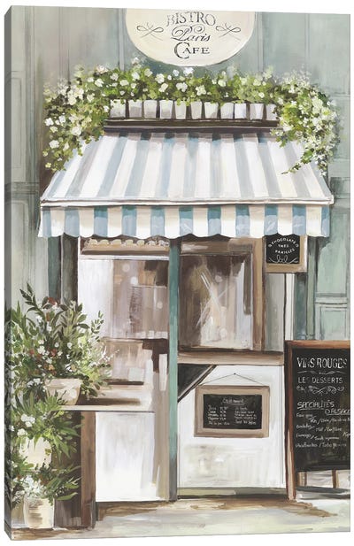 Paris Cafe II Canvas Art Print - Allison Pearce