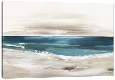 Rush Of Sea Canvas Art Print - Allison Pearce