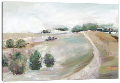 Country Road Hill Canvas Art Print - Hill & Hillside Art