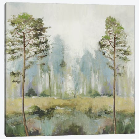 Tall Green Trees II Canvas Print #ALP478} by Allison Pearce Canvas Print