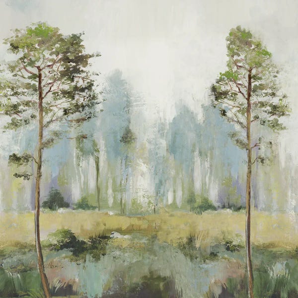 Lakehouse Décor: Tall Green Trees II by Allison Pearce