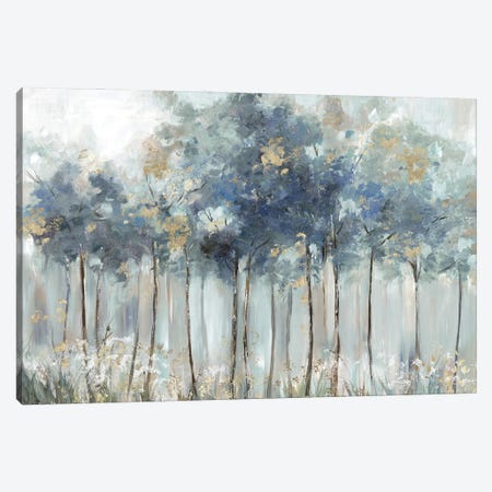 Blue Golden Forest Canvas Print #ALP479} by Allison Pearce Canvas Art Print