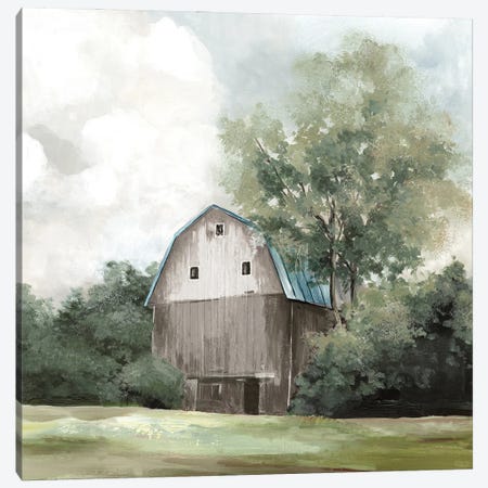 Grey Barn Canvas Print #ALP486} by Allison Pearce Canvas Print