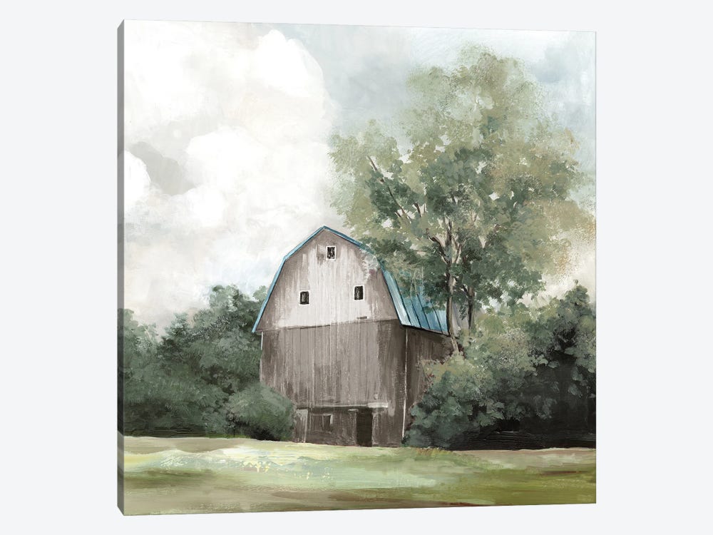 Grey Barn by Allison Pearce 1-piece Canvas Art Print