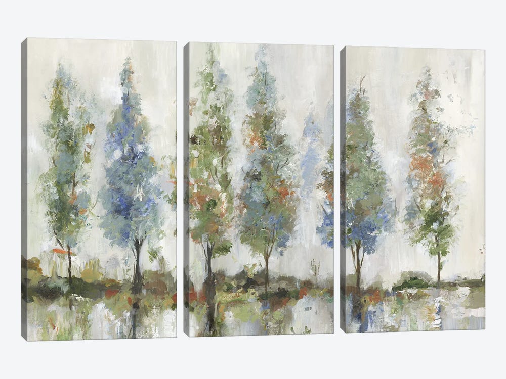 Reflection Forest by Allison Pearce 3-piece Canvas Art