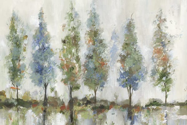 Floral & Botanical: Reflection Forest by Allison Pearce