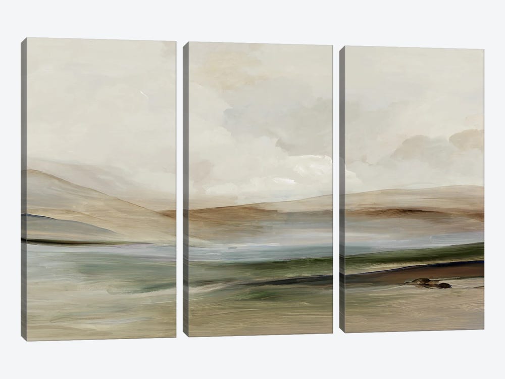 Echoes of Solitude by Allison Pearce 3-piece Canvas Art Print