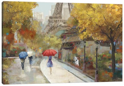 Amant de Marche Canvas Art Print - Paris Art