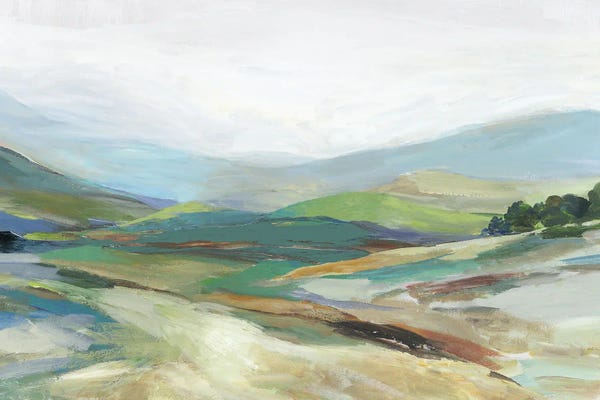 Hillsides: Misty Landscape by Allison Pearce