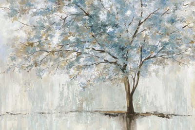 Allison Pearce - Framed Fine Art Prints: Dusty Indigo Forest by Allison Pearce