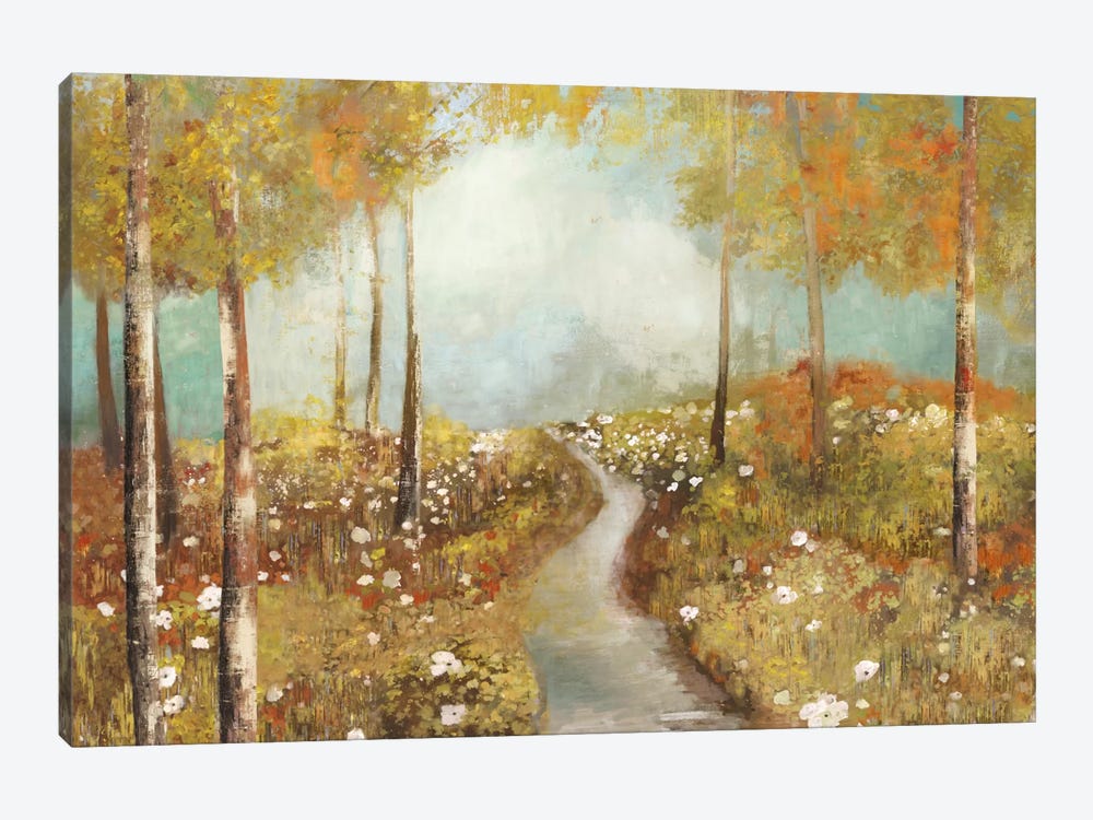 Dandelion Path by Allison Pearce 1-piece Canvas Art