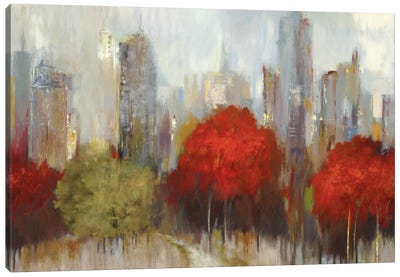 Downtown I Canvas Art Print - Home Staging Living Room