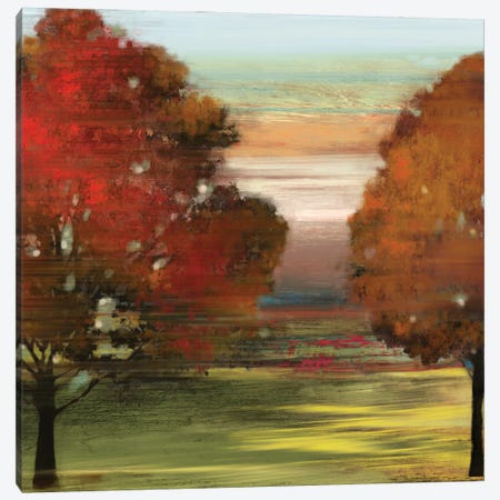 Flow Trees II Canvas Print #ALP84} by Allison Pearce Canvas Art
