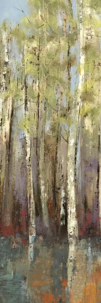 Panoramic Vertical: Forest Whisper II by Allison Pearce