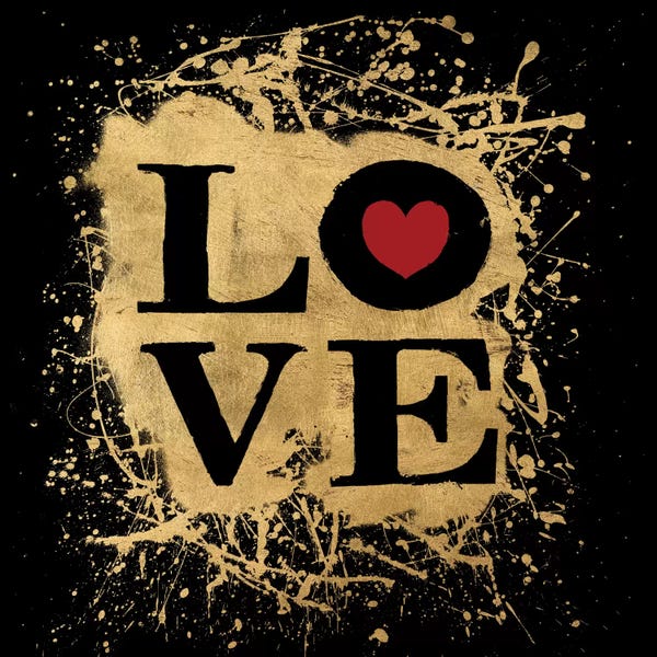 Hearts: Heart Of Gold IV by Art Licensing Studio