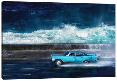 Oceanside Highway Canvas Art Print