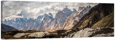 Baltoro Glacier, Karakoram Mountain Range, Gilgit-Baltistan Region, Pakistan Canvas Art Print - Nature Panoramics