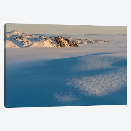 Last Light On A Base Camp On North Liverpool Land, Greenland Canvas Print #ALX26} by Alex Buisse Canvas Artwork