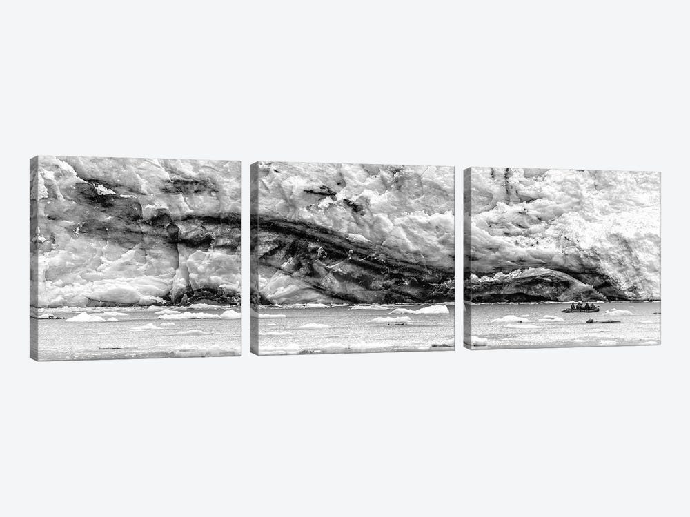 Pia Glacier, Beagle Channel, Tierra del Fuego Archipelago, South America by Alex Buisse 3-piece Art Print