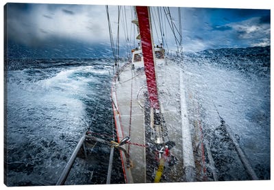 Rough Weather On Cape Horn, Patagonia, Chile Canvas Art Print - Alex Buisse