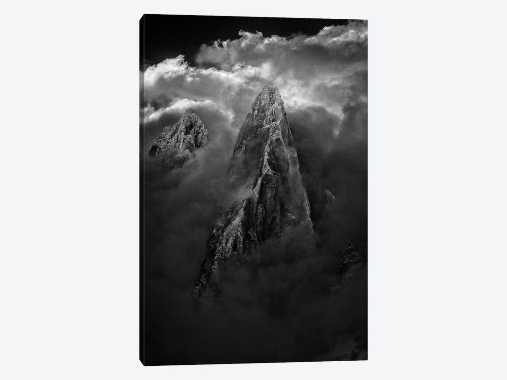 Stormy Weather, Aiguille des Drus, Chamonix, Haute-Savoie, Auvergne-Rhone-Alpes, France by Alex Buisse 1-piece Canvas Art