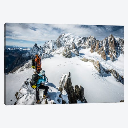 Summit, Aiguilles Marbrees, Mont Blanc Massif Canvas Print #ALX39} by Alex Buisse Canvas Art