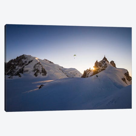 Sunset Flight III, Midi-Plan Ridge, Chamonix, Haute-Savoie, Auvergne-Rhone-Alpes, France Canvas Print #ALX42} by Alex Buisse Canvas Art Print