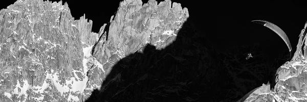 Alex Buisse: Sunset Flight, Aiguille du Grepon, Chamonix, Haute-Savoie, Auvergne-Rhone-Alpes, France by Alex Buisse