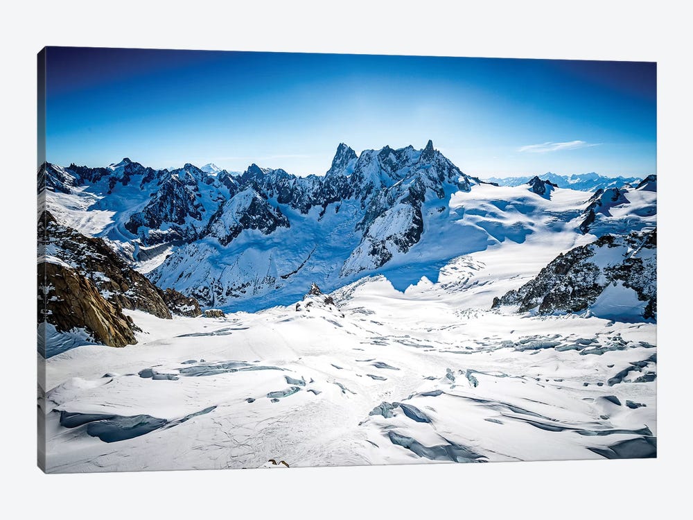 Aerial View Of Vallée Blanche And Grandes Jorasses, Chamonix, France by Alex Buisse 1-piece Art Print