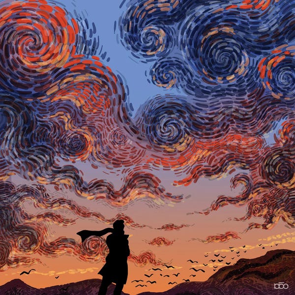 Starry Night Collection: Passage Of Time by Alireza Karimi Moghaddam