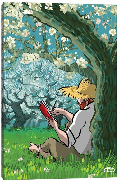 Almond Blossoms Canvas Art Print