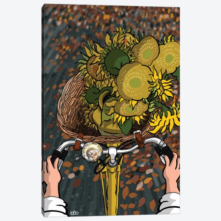 Sunflower Souvenir Canvas Print #ALZ34} by Alireza Karimi Moghaddam Canvas Art Print