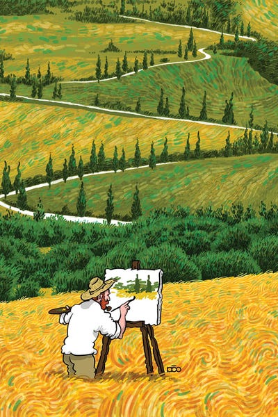 Van Gogh & Friends: Vangogh In Provence by Alireza Karimi Moghaddam